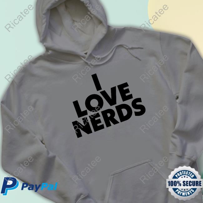 Kim Kardashian I Love Nerds Hooded Sweatshirt Kim Kardashian I Love Nerds Hooded Sweatshirt
