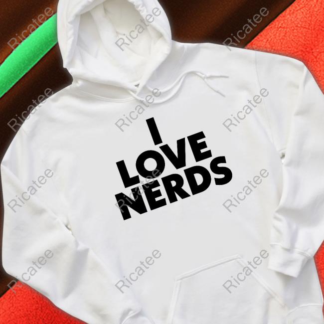 Kim Kardashian I Love Nerds Hooded Sweatshirt Kim Kardashian I Love Nerds Hooded Sweatshirt