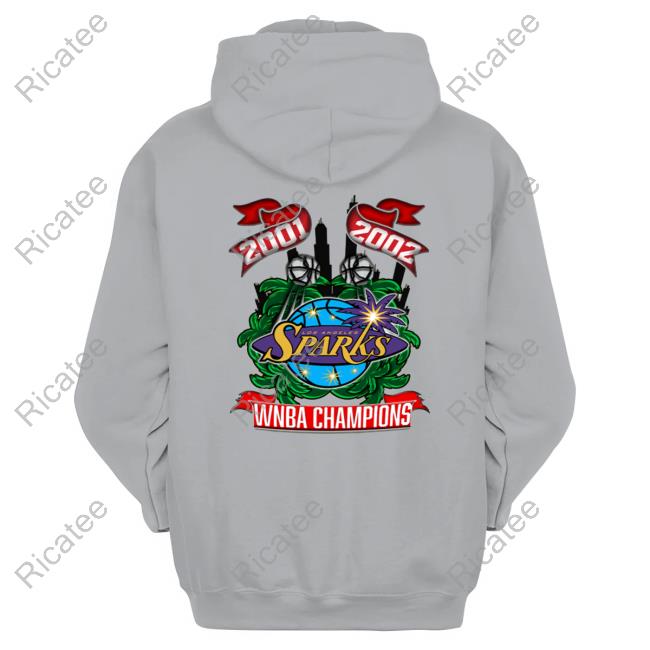 Los Angeles Sparks Back-To-Back Champs Hoodie Los Angeles Sparks Back-To-Back Champs Hoodie