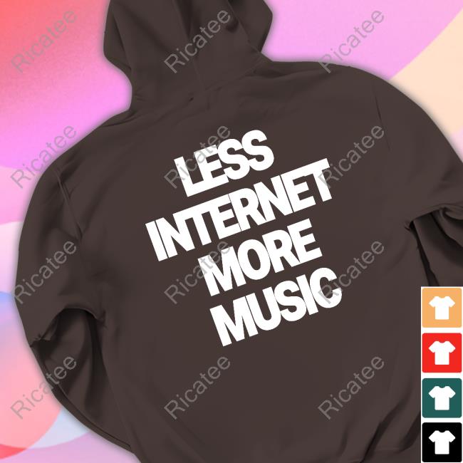 Bijou Less Internet More Music Sweatshirt Bijou Less Internet More Music Sweatshirt