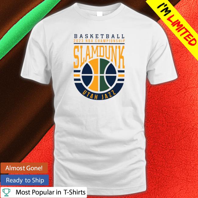 2023 Championship Slamdunk Utah Jazz Basketball Logo shirt, hoodie, tank top, sweater and long sleeve t-shirt