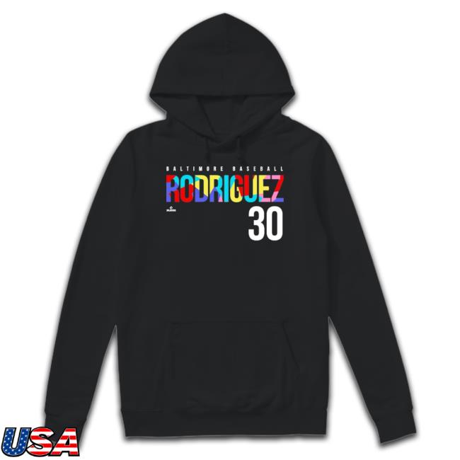 Grayson Rodriguez Rainbow 30 Baltimore Baseball Shirt Grayson Rodriguez Rainbow 30 Baltimore Baseball Shirt