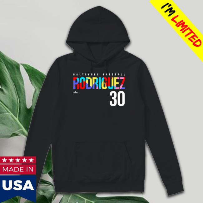Grayson Rodriguez Rainbow 30 Baltimore Baseball Shirt Grayson Rodriguez Rainbow 30 Baltimore Baseball Shirt
