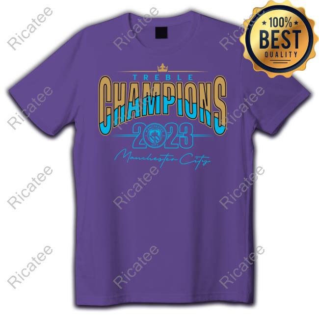 Manchester City 2023 Treble Champions Hoodie Manchester City 2023 Treble Champions Hoodie