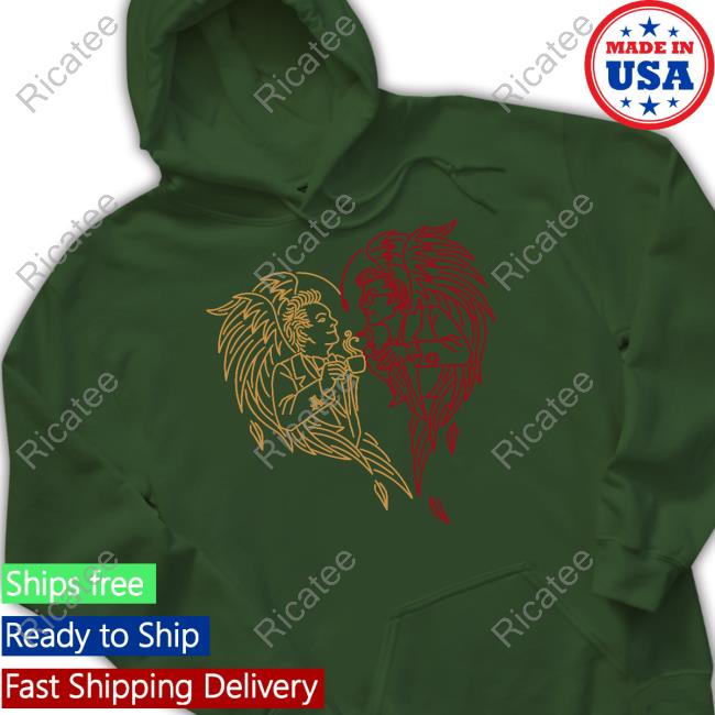 Official Good Omens Cwowley Kelch A Toast To The World Hoodie Official Good Omens Cwowley Kelch A Toast To The World Hoodie