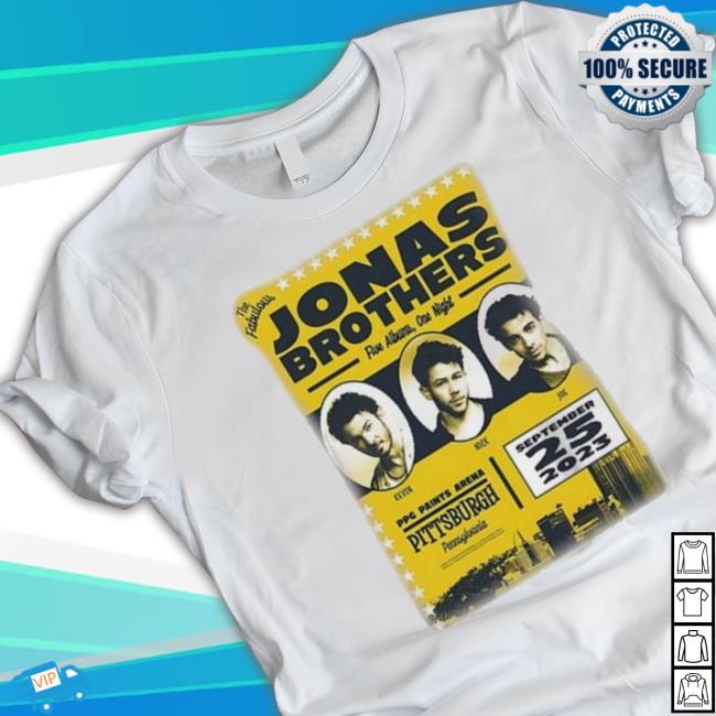 Jonas Brothers Pittsburgh September 25 2023 Hoodie Jonas Brothers Pittsburgh September 25 2023 Hoodie