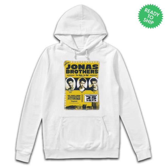 Jonas Brothers Pittsburgh September 25 2023 Hoodie Jonas Brothers Pittsburgh September 25 2023 Hoodie