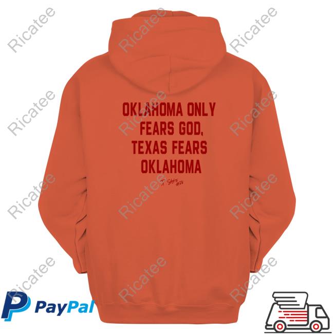 DannyStutsman Oklahoma Only Fears God Texas Fears Oklahoma Shirt