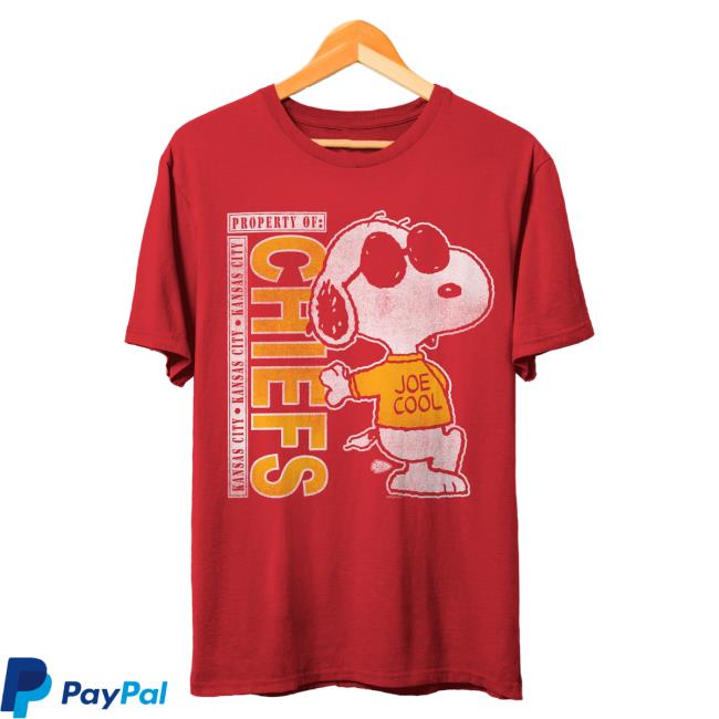 Official Junk Food Apparel Clothing Store Shop Junkfoodclothing Kansas City Chiefs Joe Cool Vertical Shirt 2023