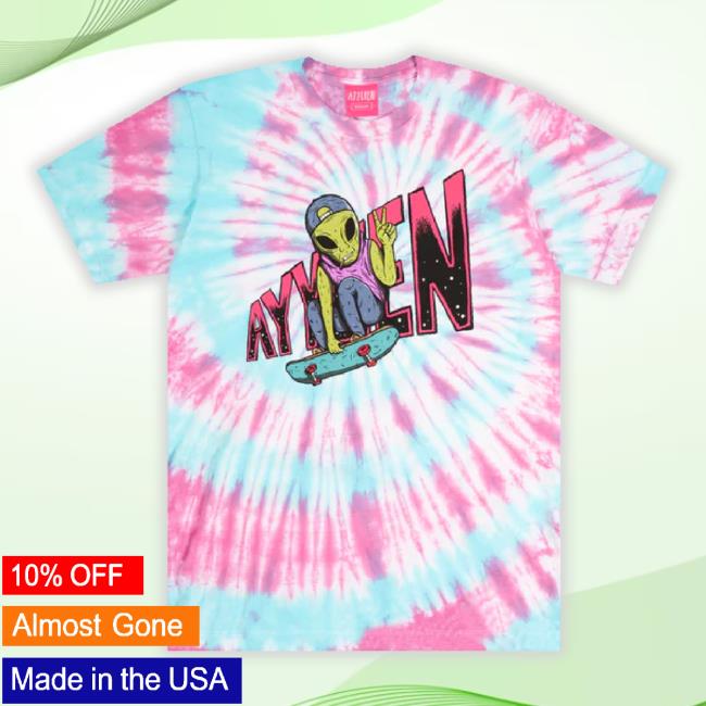 Official Skater Alien Tie Dye Sweaters