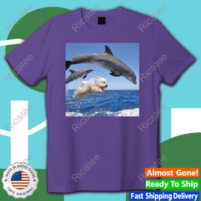 Dog Swimming With Dolphin Classic Shirt