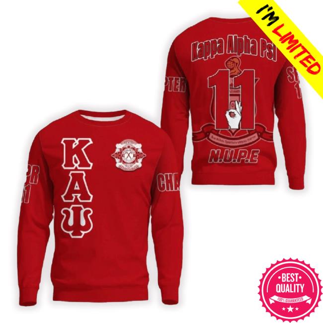 Beta Psi Chapter Red 3D Sweaters Community Personalized Logo For Men And Women Gift Christmas