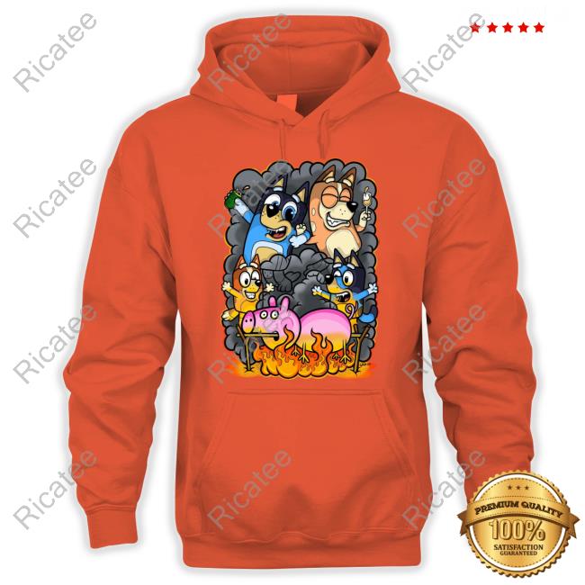 Bluey BBQ Peppa Pig Parody Sweater