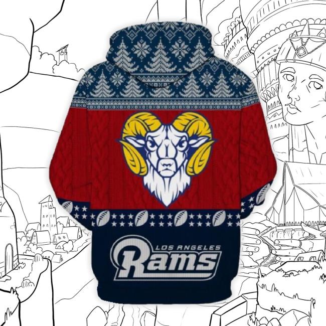 Los Angeles Rams 3D Sweatshirt Christmas Special Edition