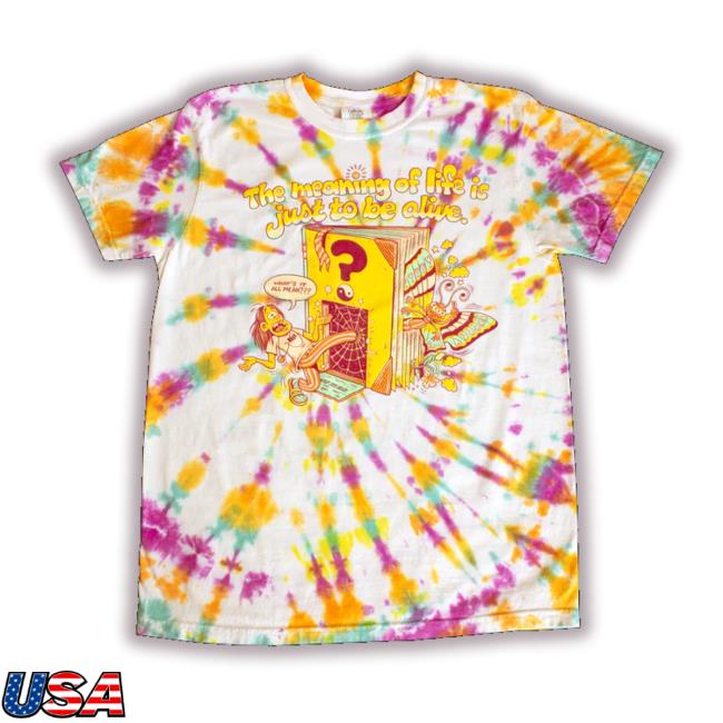 Official Silky Screens Merch He Meaning Of Life Tie-Dye Hoodie