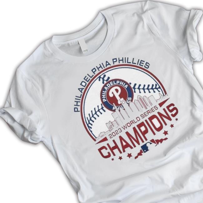 Trending Philadelphia Phillies Skyline 2023 World Series Champions TankTop