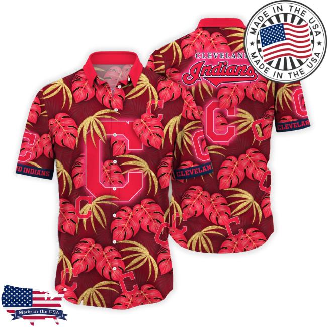 Cleveland Indians Mlb Hawaiian Shirt Sunning Aloha Tee