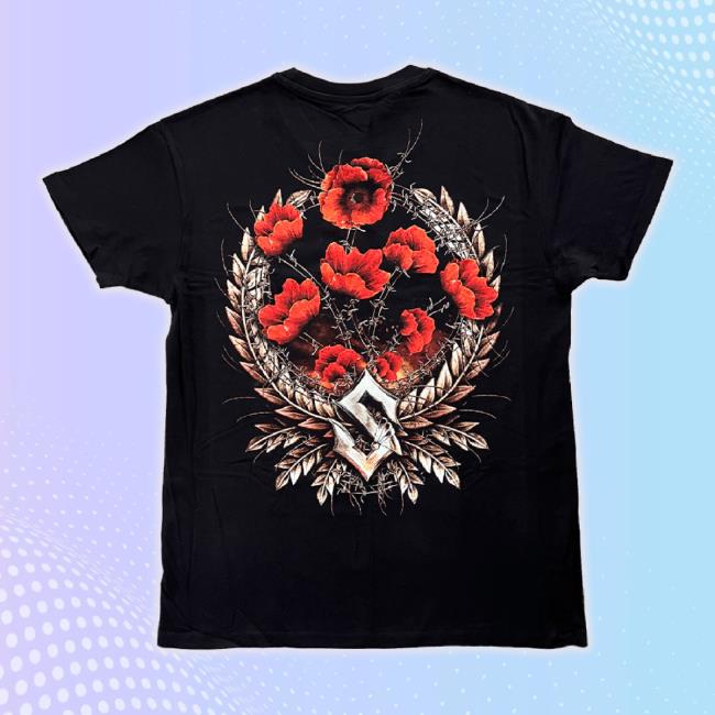 Official Sabaton Store Merch Signed Somme 1916 Shirt Smoke Sabaton Apparel Clothing Shop