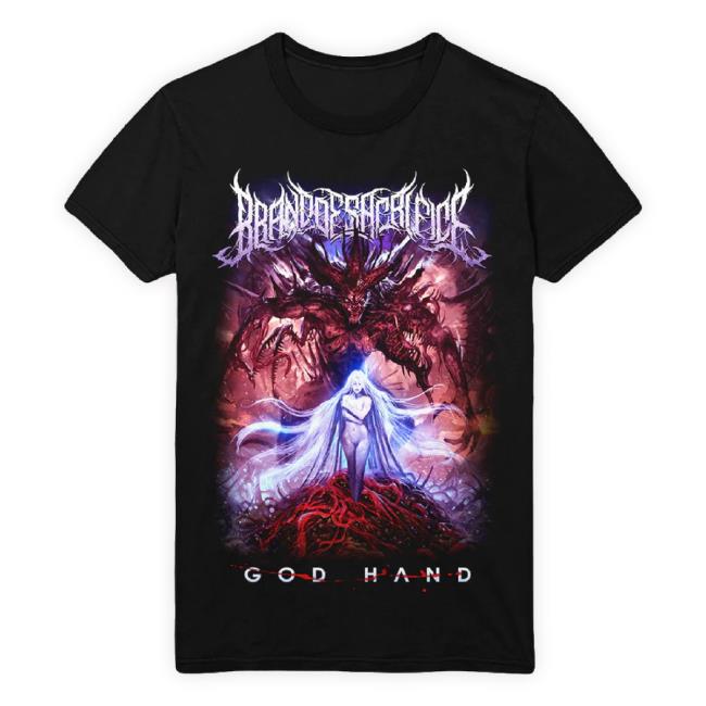 Official Brand Of Sacrifice Merch Store God Hand Black Hoodie Sweatshirt Brandofsacrifice Shop