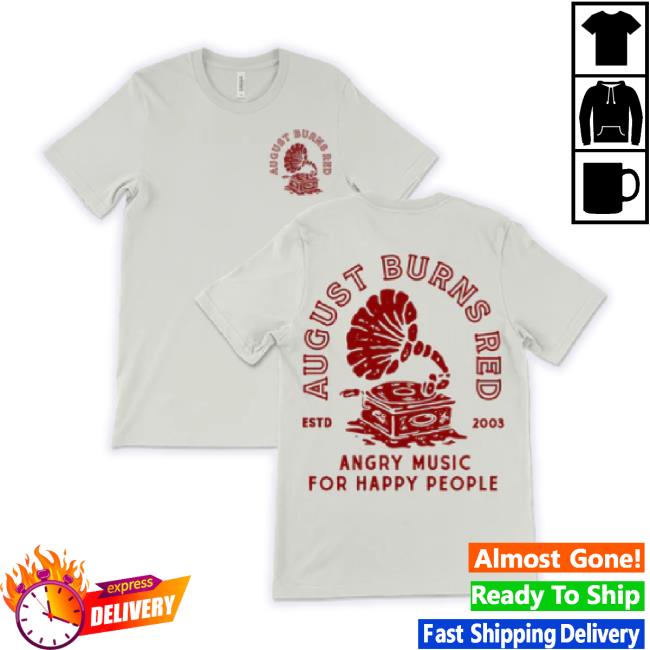 Official August Burns Redtour Merch Store Record Player Sweaters White Combo Augustburnsredtourmerch Shop