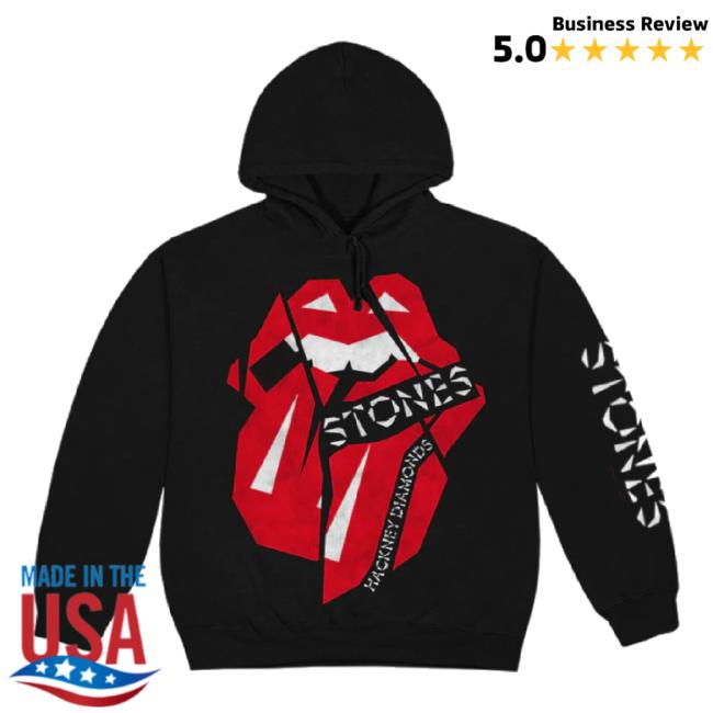 Original The Rolling Stones Shop Merch Store Hackney Diamonds Tracklist Hoodie Sweatshirt Therollingstonesshop