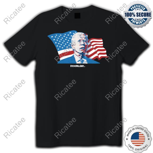 Stevewilldoit Biden Steve Will Do It With Flag T-Shirt