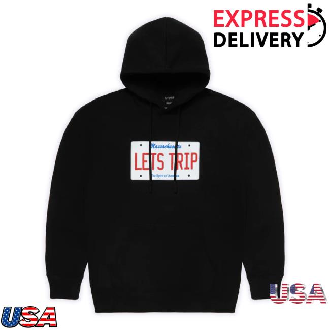 Official Sturniolo Clothing Merch Store Let's Trip License Plate Sweater (Black) Sturnioloclothing Shop
