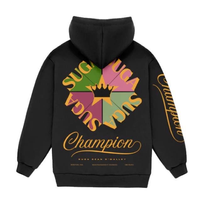 Official The Suga Merch Store Champion Black Long Sleeve Tee Sugashop