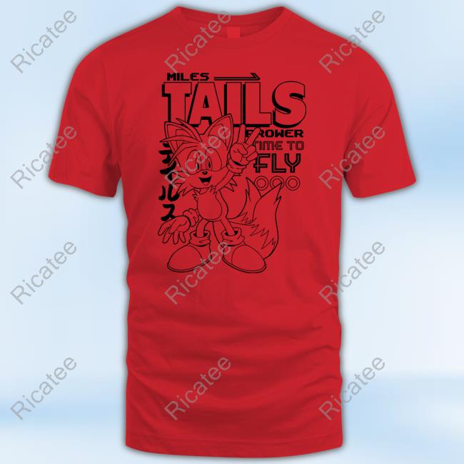 Austin Ahern Miles Tails Prower Time To Fly Funny T Shirt