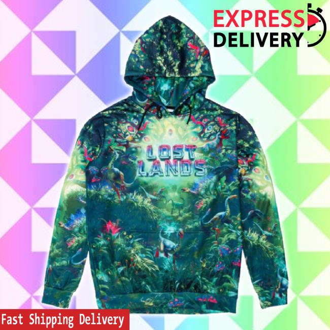 Official Excision Merch Store Lost Lands 23' Line Up Hoodie Sweatshirt (Full Color) Excisionmerch Shop
