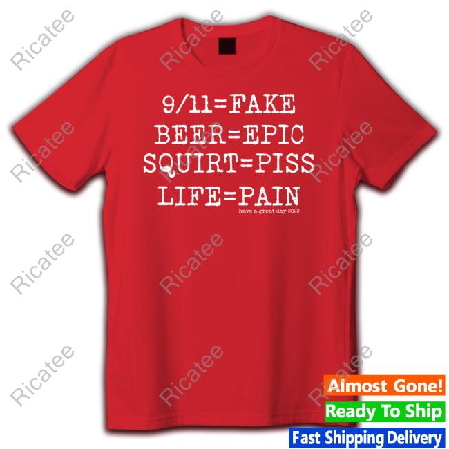 9/11 Fake Beer Epic Squirt Piss Life Pain Hoodie