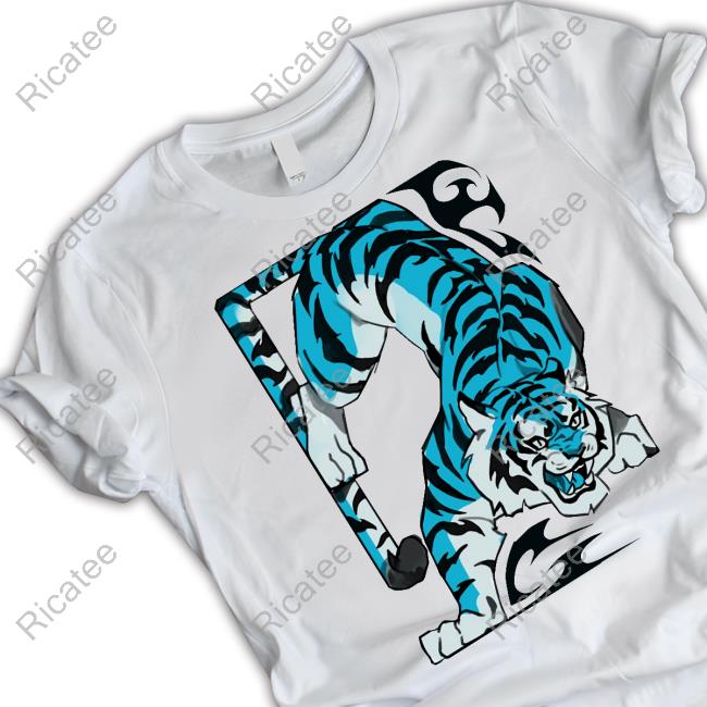 Official Mawili Poisonp1nk Tiger Shirt Mawili Poisonp1nk Bluetiger Shirts