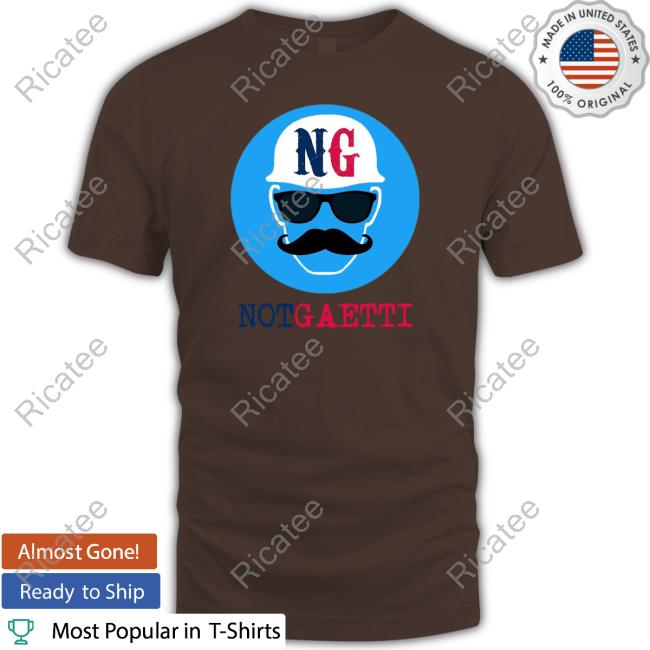 Notgaetti Merch Not Gaetti Logo Hooded Sweatshirt