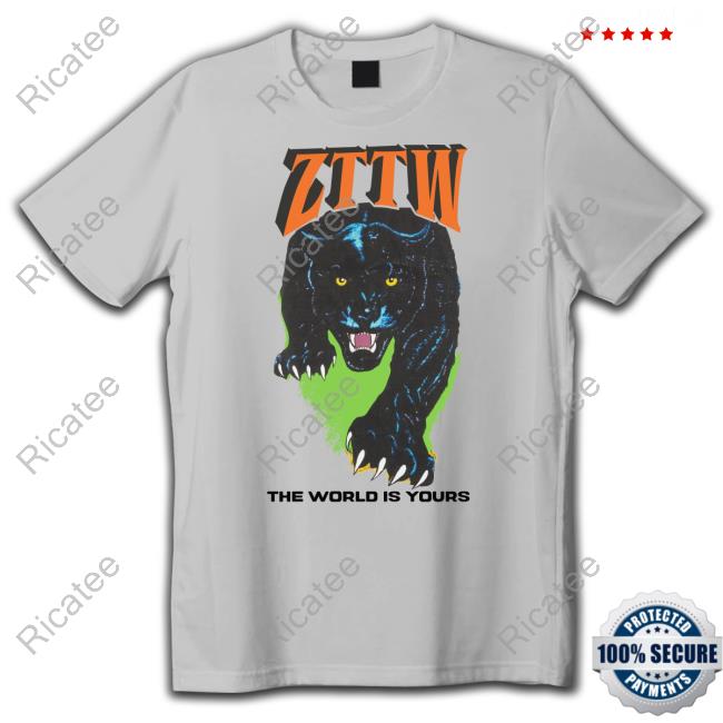 Adekunle Gold Wearing Zttw The World Is Yours Tee