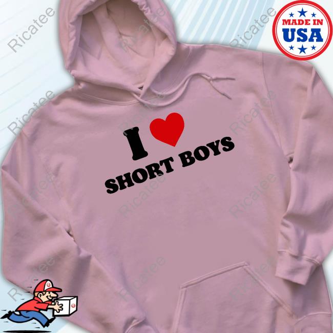 Shopellesong I Heart Short Boys Hoodied Sweatshirt