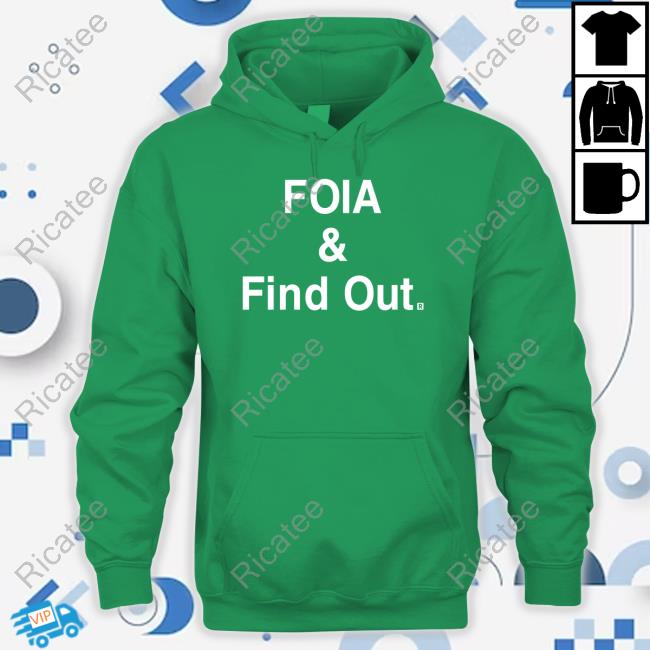 Raygun Store Foia And Find Out Hooded Sweatshirt Official Raygun Store Foia And Find Out Sweatshirt