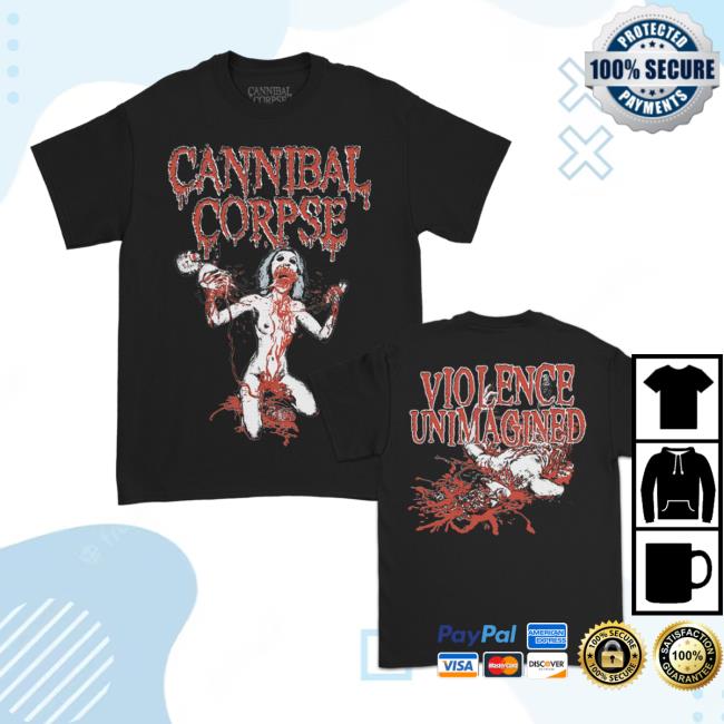 Trending Cannibal Corpse Merch Store Violence Unimagined Sketch T-Shirt (Black) Cannibalcorpse Shop