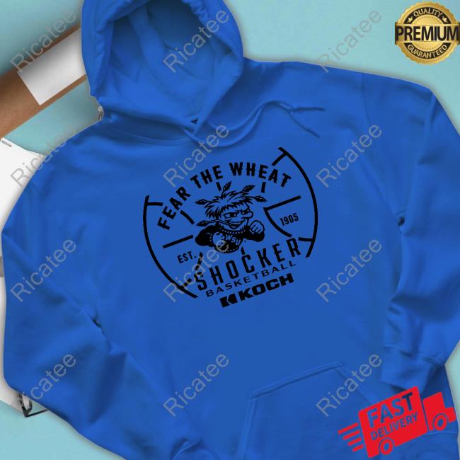 Fear The Wheat Est 1905 Shocker Basketball Tee Shirt