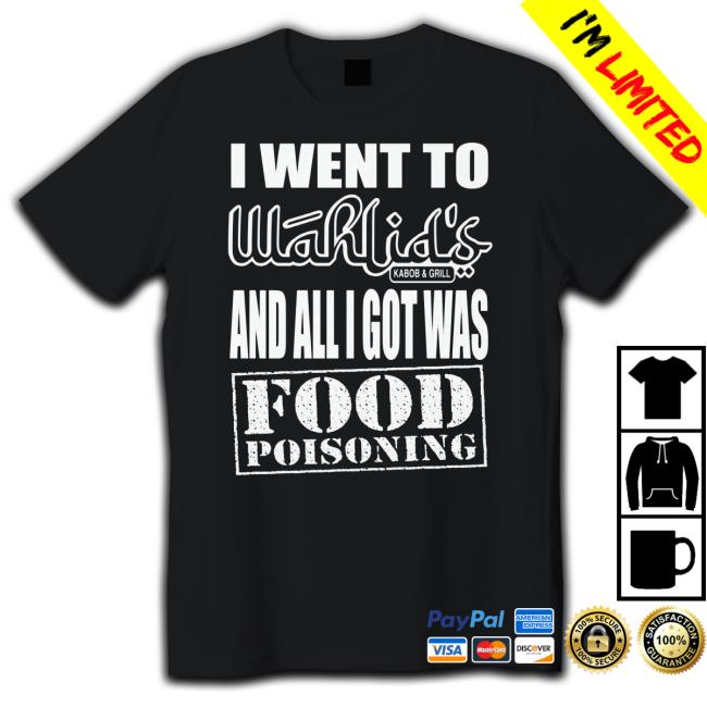 Wahlid Shop Food Poisoning Hoodied Sweatshirt Wahlid Shop Food Poisoning Hoodied Sweatshirt