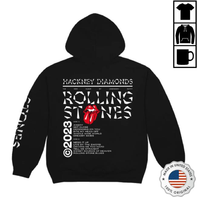 Original The Rolling Stones Shop Merch Store Hackney Diamonds Tracklist TankTop Therollingstonesshop