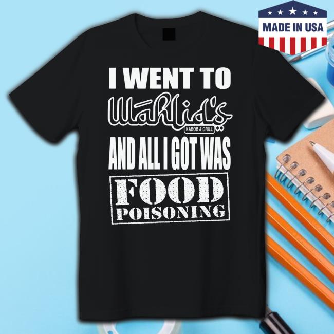 Wahlid Shop Food Poisoning Hoodied Sweatshirt Wahlid Shop Food Poisoning Hoodied Sweatshirt