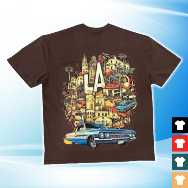 Original City Man Usa Merch Store G West Printed La Culture Basic Tee (Brown) Gwpbast5015 Citymanusa Shop