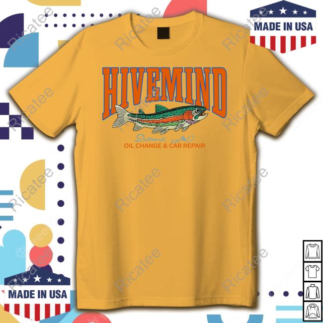 Hivemind Merch Hivemind French Terry Stitched Fish T Shirts