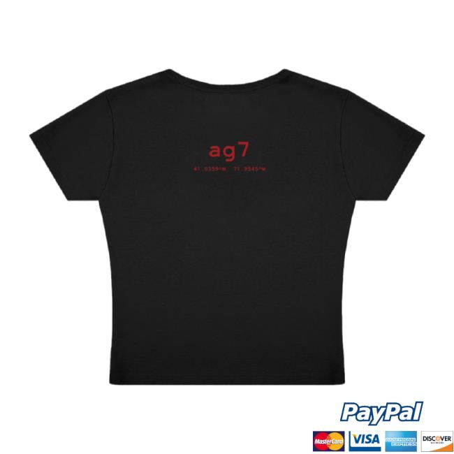 Original Ariana Grande Merch Store Ag7 Cropped Black Sweater Black Arianagrande Shop