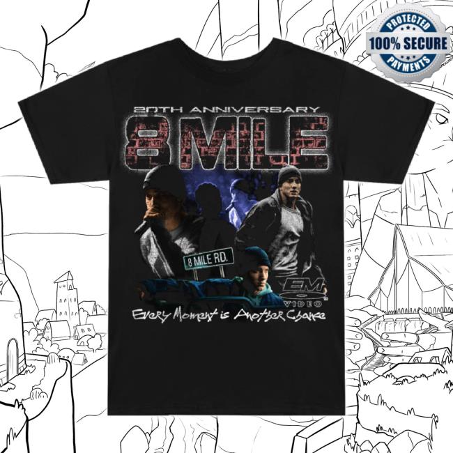 Trending Eminem Merch Store 8 Mile Vintage 20Th Anniversary New Shirt Eminem Shop