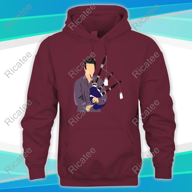 Character Playing Bagpipes Greeting Tank Top