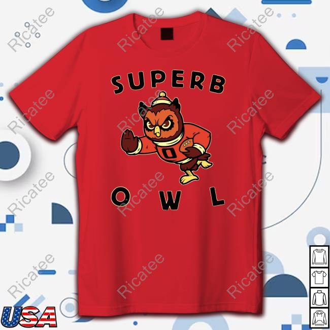 Harebraineddesign Superb Owl Tee Shirt