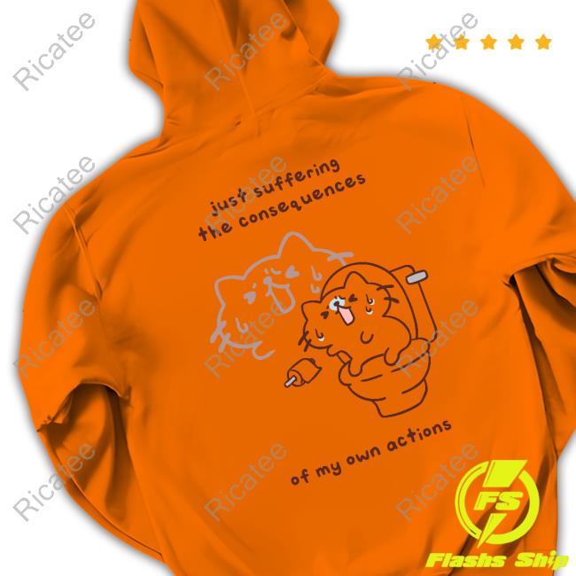 Jeanadraws Lactose Intolerant Gang Just Suffering The Consequences Of My Own Actions Hoodie