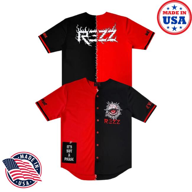 Trending Rezz Official Shop Rezz - See What Eye See - Two Tone Baseball Jersey TankTop Rezz Merch Store