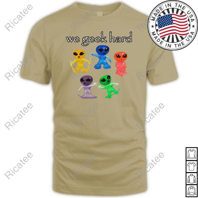 Cringeytees Merch We Geek Hard Cringey Hooded Sweatshirt Cringeytees Merch We Geek Hard Cringey Hooded Sweatshirt